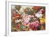 Colorful Chrysanthemums-Henry Bonnefoy-Framed Giclee Print