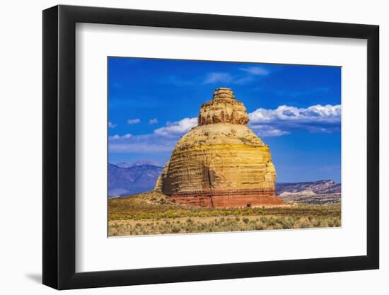 Colorful Church rock formation entrance, Canyonlands National Park, Needles District, Utah.-William Perry-Framed Photographic Print