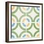 Colorful Circle Tiles-Lula Bijoux & Company-Framed Art Print