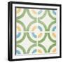 Colorful Circle Tiles-Lula Bijoux & Company-Framed Art Print