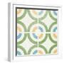 Colorful Circle Tiles-Lula Bijoux & Company-Framed Art Print