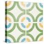 Colorful Circle Tiles-Lula Bijoux & Company-Stretched Canvas