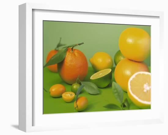 Colorful Citrus Fruit-Ulrike Koeb-Framed Photographic Print