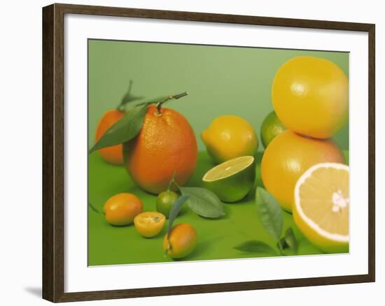 Colorful Citrus Fruit-Ulrike Koeb-Framed Photographic Print