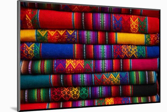 Colorful cloth, Cusco, Peru-David Wall-Mounted Photographic Print