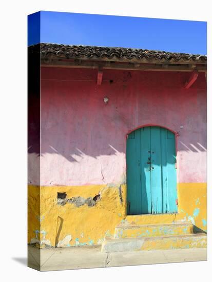Colorful Colonial Architecture, Granada, Nicaragua, Central America-null-Stretched Canvas