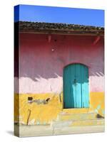 Colorful Colonial Architecture, Granada, Nicaragua, Central America-null-Stretched Canvas