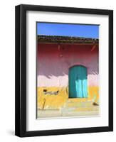 Colorful Colonial Architecture, Granada, Nicaragua, Central America-null-Framed Premium Photographic Print