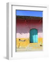 Colorful Colonial Architecture, Granada, Nicaragua, Central America-null-Framed Photographic Print