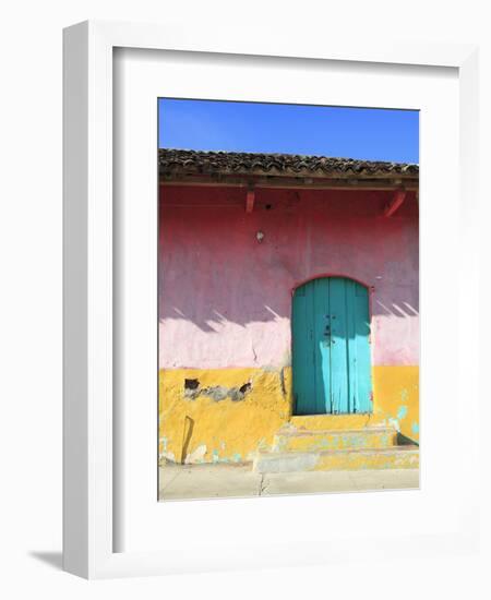 Colorful Colonial Architecture, Granada, Nicaragua, Central America-null-Framed Photographic Print