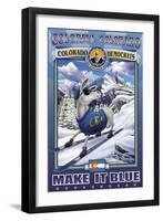 Colorful Colorado, Make It Blue-Richard Kelly-Framed Art Print