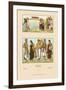 Colorful Costumes of India-Racinet-Framed Art Print