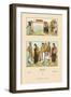 Colorful Costumes of India-Racinet-Framed Art Print