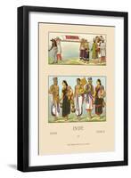 Colorful Costumes of India-Racinet-Framed Art Print