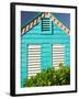 Colorful Cottage at Compass Point Resort, Gambier, Bahamas, Caribbean-Walter Bibikow-Framed Premium Photographic Print