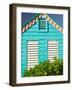 Colorful Cottage at Compass Point Resort, Gambier, Bahamas, Caribbean-Walter Bibikow-Framed Photographic Print