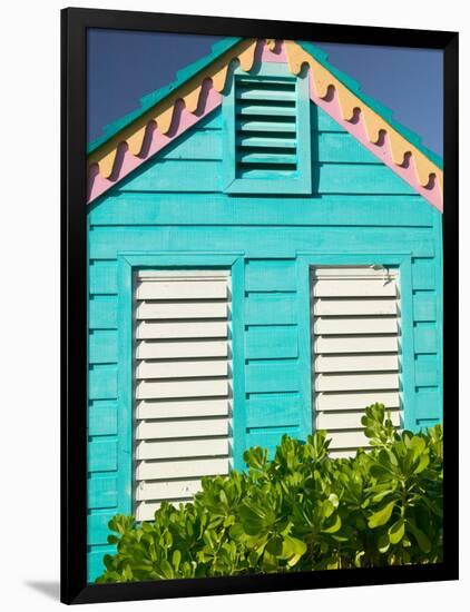 Colorful Cottage at Compass Point Resort, Gambier, Bahamas, Caribbean-Walter Bibikow-Framed Photographic Print