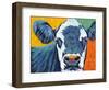 Colorful Country Cows I-Carolee Vitaletti-Framed Art Print