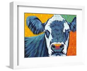 Colorful Country Cows I-Carolee Vitaletti-Framed Art Print