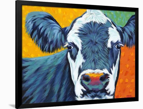 Colorful Country Cows I-Carolee Vitaletti-Framed Art Print