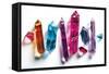 Colorful Crystals-Trends International-Framed Stretched Canvas