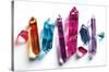 Colorful Crystals-Trends International-Stretched Canvas