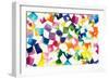 Colorful Cubes-Wild Apple Portfolio-Framed Art Print