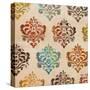 Colorful Damask Square I-Tiffany Hakimipour-Stretched Canvas