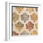 Colorful Damask Square II-Tiffany Hakimipour-Framed Art Print