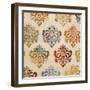 Colorful Damask Square II-Tiffany Hakimipour-Framed Art Print
