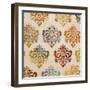 Colorful Damask Square II-Tiffany Hakimipour-Framed Premium Giclee Print