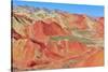 Colorful Danxia landform in Zhangye, UNESCO World Heritage Site, Gansu Province, China, Asia-null-Stretched Canvas