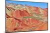 Colorful Danxia landform in Zhangye, UNESCO World Heritage Site, Gansu Province, China, Asia-null-Mounted Photographic Print