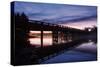 Colorful Dawn at Fishing Bridge, Yellowstone-Vincent James-Stretched Canvas