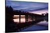 Colorful Dawn at Fishing Bridge, Yellowstone-Vincent James-Stretched Canvas