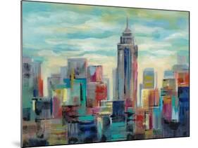 Colorful Day in Manhattan-Silvia Vassileva-Mounted Art Print