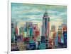 Colorful Day in Manhattan-Silvia Vassileva-Framed Art Print