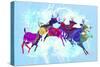 Colorful Deer-Ata Alishahi-Stretched Canvas