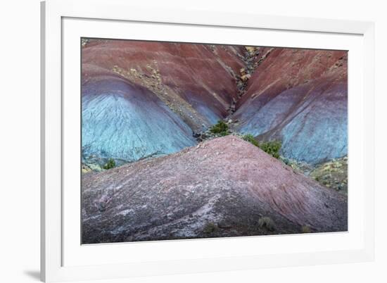 Colorful desert strata, Utah-Art Wolfe Wolfe-Framed Photographic Print