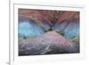 Colorful desert strata, Utah-Art Wolfe Wolfe-Framed Photographic Print