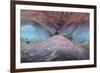Colorful desert strata, Utah-Art Wolfe Wolfe-Framed Photographic Print