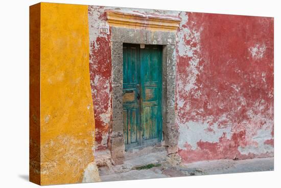 Colorful Door-Kathy Mahan-Stretched Canvas