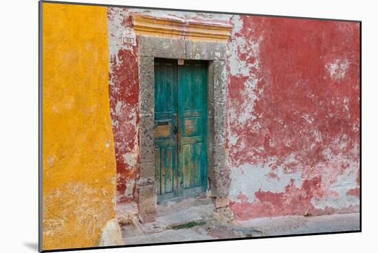 Colorful Door-Kathy Mahan-Mounted Photographic Print