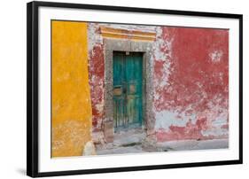 Colorful Door-Kathy Mahan-Framed Photographic Print