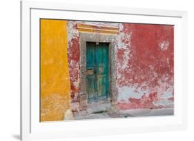 Colorful Door-Kathy Mahan-Framed Photographic Print