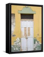 Colorful Doors, Merida, Yucatan, Mexico-Julie Eggers-Framed Stretched Canvas