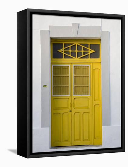 Colorful Doors, Merida, Yucatan, Mexico-Julie Eggers-Framed Stretched Canvas