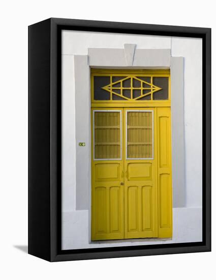 Colorful Doors, Merida, Yucatan, Mexico-Julie Eggers-Framed Stretched Canvas