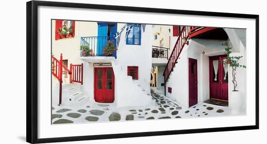 Colorful Doors-George Meis-Framed Art Print