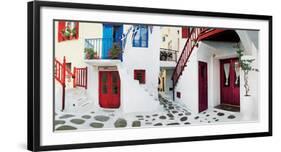 Colorful Doors-George Meis-Framed Art Print